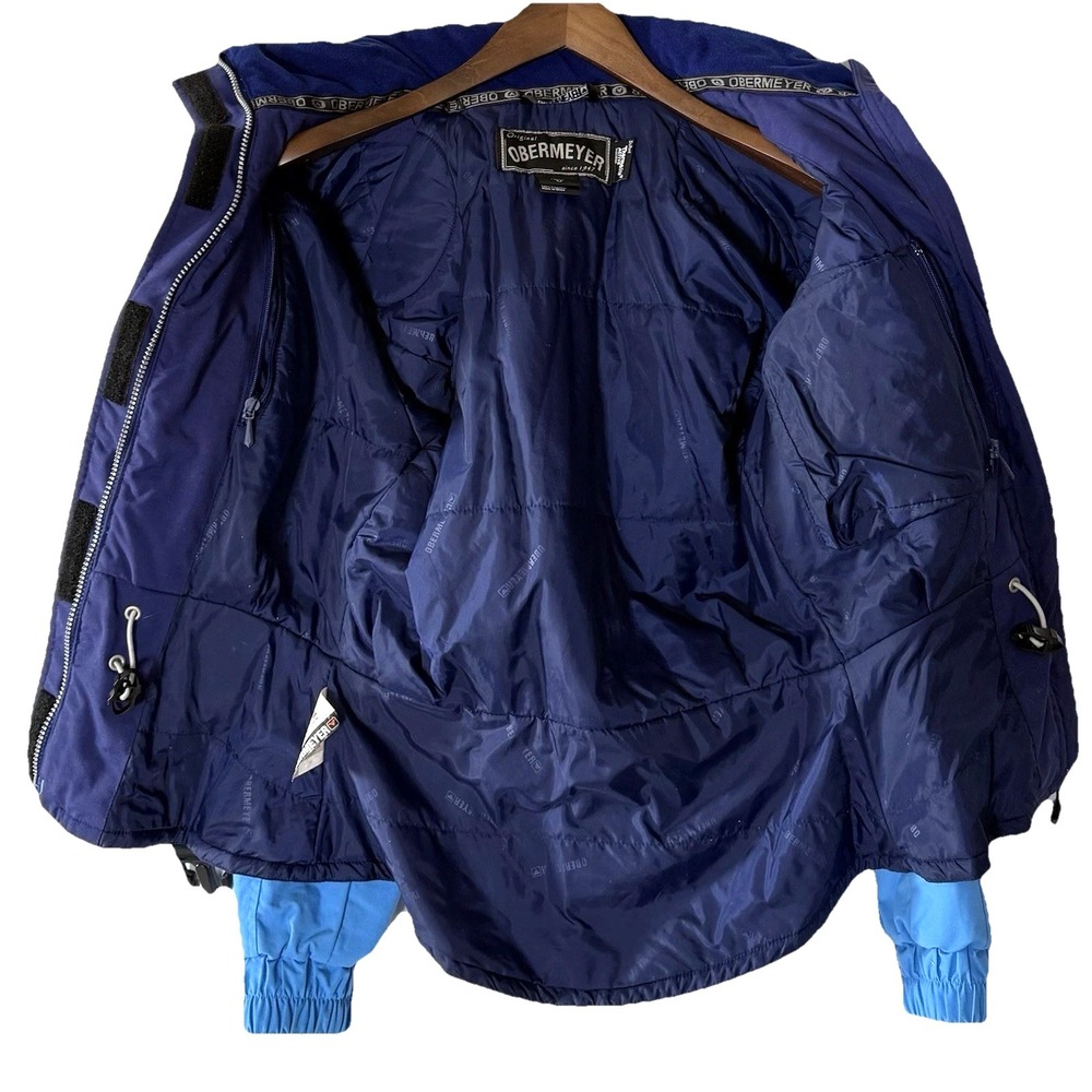 Obermeyer Jacket Womens 6 Blue Winter Thermolite Active Competition Parka Ski - Picture 8 of 10